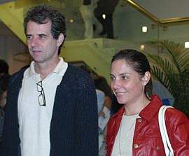 Heloísa Perissé e o marido Mauro Farias