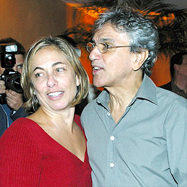 Cissa Guimarães e Caetano Veloso