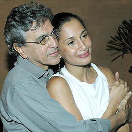 Caetano e Camila Pitanga
