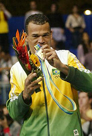 Pedro Lima, medalha de ouro no boxe