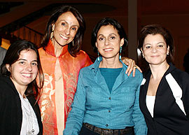 Fernanda Aun, Márcia de Luca, Tereza Mainardi e Silvana Spinelli