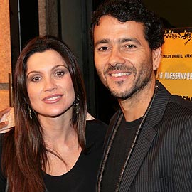 Flávia Alessandra e Marcos Palmeira