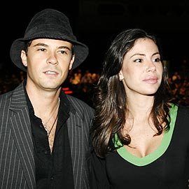 Paulinho Vilhena com a namorada