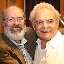 Osmar Prado e Othon Bastos