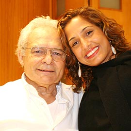 Othon Bastos e Camila Pitanga