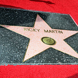 Estrela de Ricky Martin na Calçada da Fama