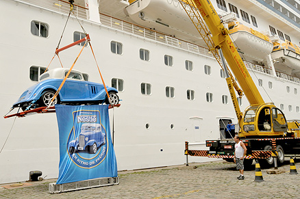 Emoções em Alto Mar 2010: Chegada no Navio