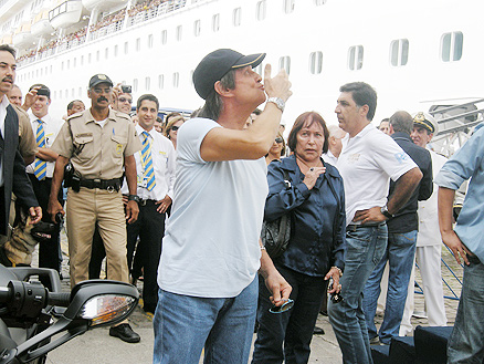 Emoções em Alto Mar 2010: Chegada no Navio