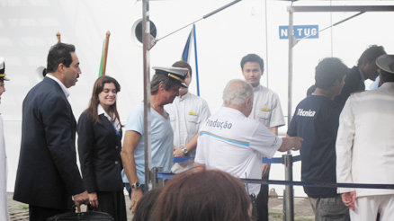 Emoções em Alto Mar 2010: Chegada no Navio