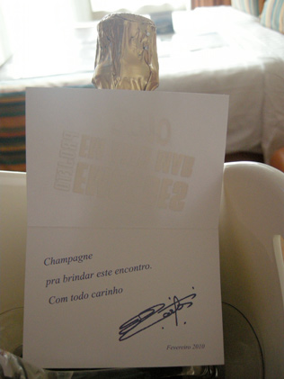 Emoções em Alto Mar 2010: Chegada no Navio