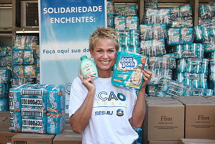 Solidária, Xuxa ajuda o Rio de Janeiro