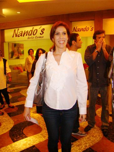 A atriz Maria Clara Gueiros