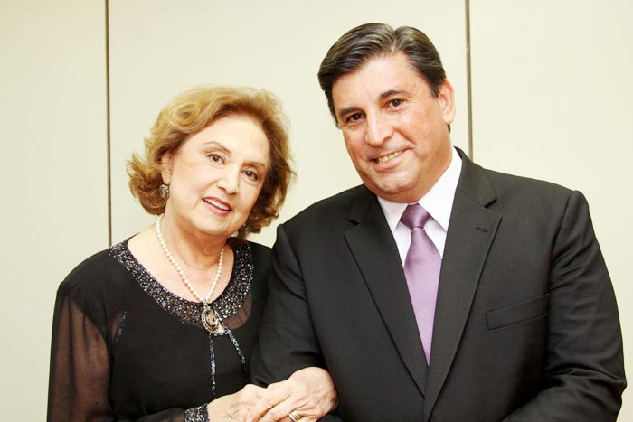 Carlos Nascimento e Eva Wilma
