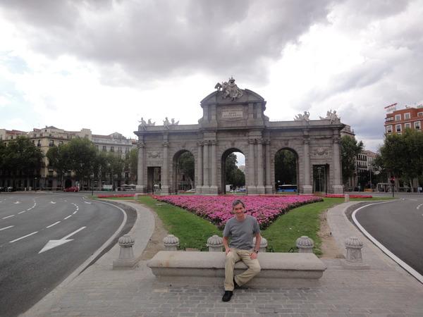 Plaza Mayor - Madrid. Pausa nas gravações