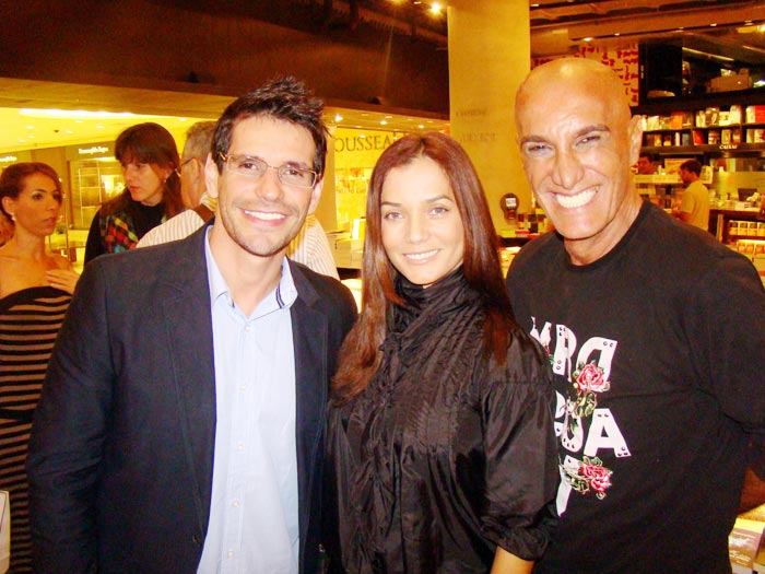 Alexandre Barilari, Mônica Carvalho e Amin Khader