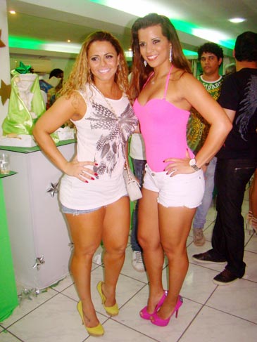 As belas Viviane Araújo e Renata Santos