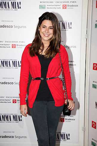 Fernanda Paes Leme, que estará na novela Insensato Coração, da Globo, marcou presença no evento