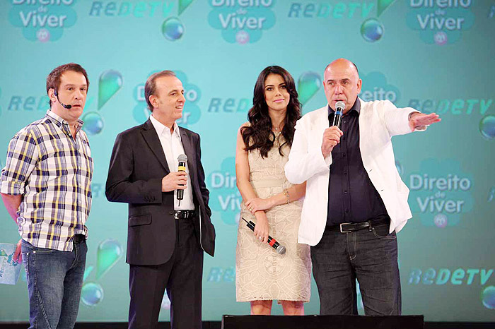 Amilcare Dallevo Júnior, presidente da emissora, apresentou o especial