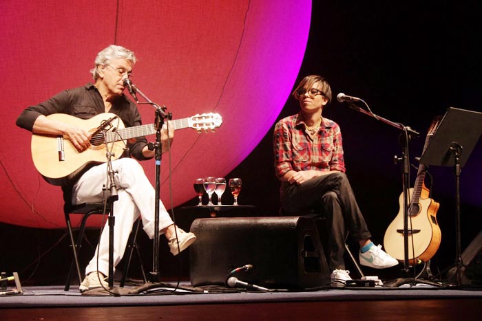 Caetano Veloso e Maria Gadú encantaram o público