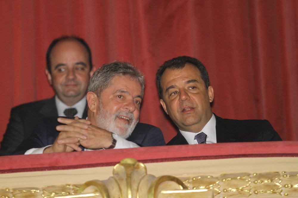 O presidente Luis Inácio Lula da Silva assistiu tudo de camarote