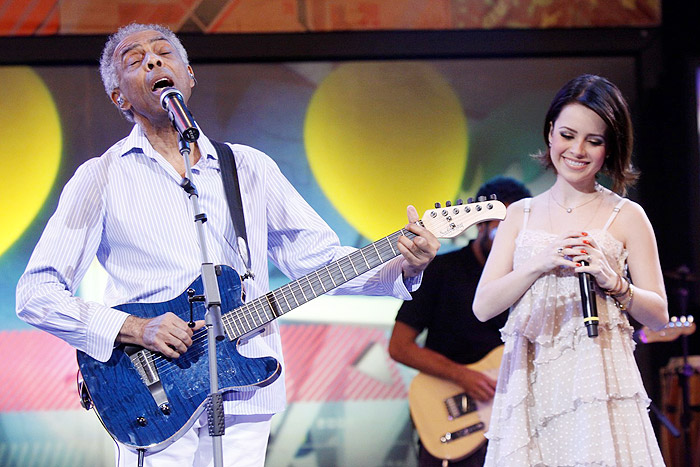 Sandy cantou ao lado de Gilberto Gil