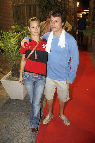 Carolina Dieckmann e o marido, Tiago Worcmann