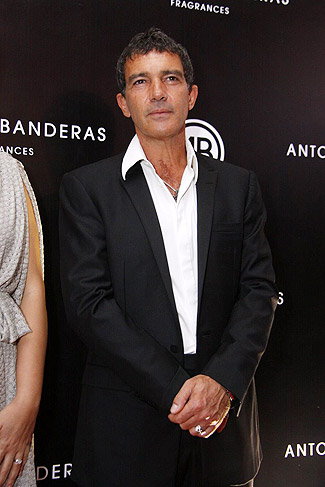 Antonio Banderas veio ao Rio para lançar um perfume