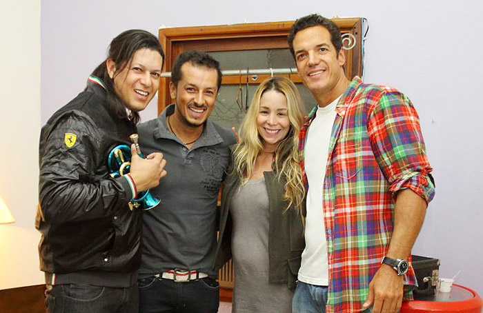 Fabrício e Fabian, Danielle Winits e Carlos Machado