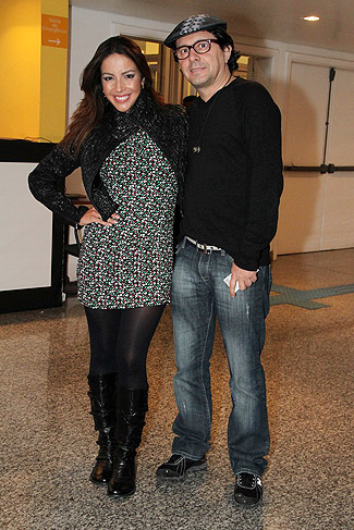 Renata Dominguez e o marido, o diretor Edson Spinello