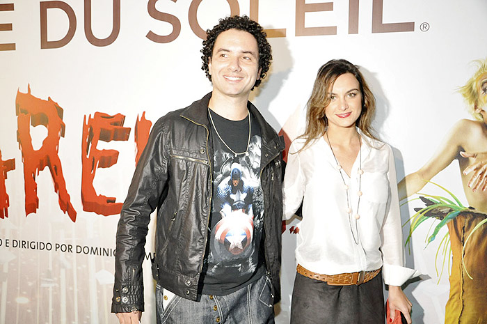 Marco Luque e a esposa. 