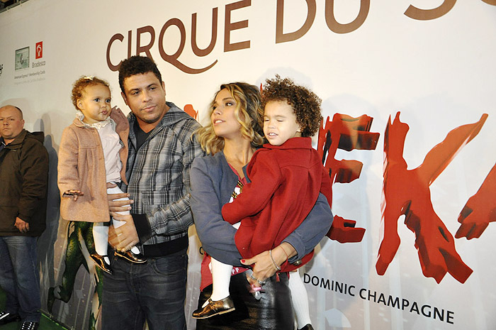 Ronaldo e família. 