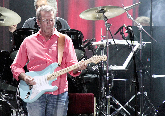 O show de Eric Clapton foi no HSBC Arena no Rio de Janeiro