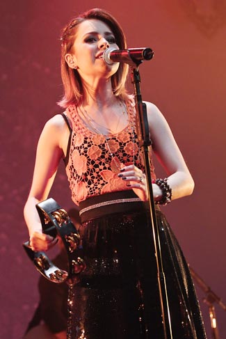 A cantora lançou o seu DVD em São Paulo.