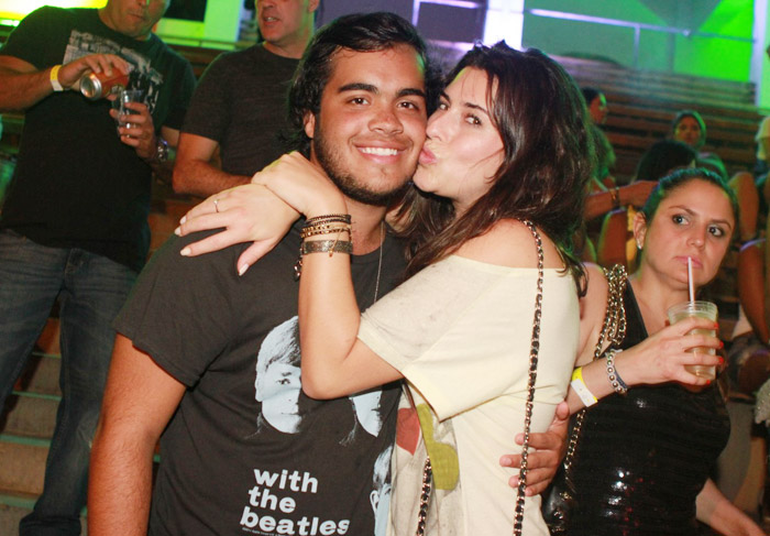 Francisco, filho de Preta Gil, ganhou beijo de Fernanda Paes Leme