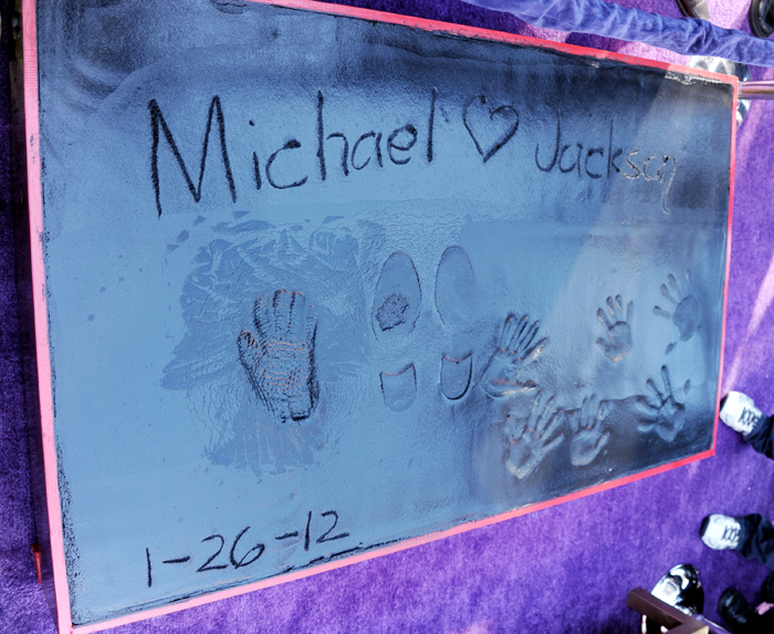 Imagem da Calçada da Fama homenageando Michael Jackson