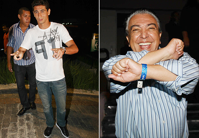 Ganso e Mauricio de Sousa foram ao aniversário de Neymar