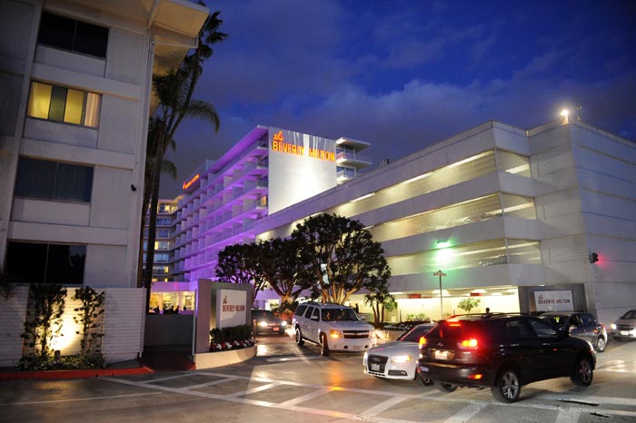  Beverly Hilton Hotel, onde o corpo de Whitney Houston foi encontrado