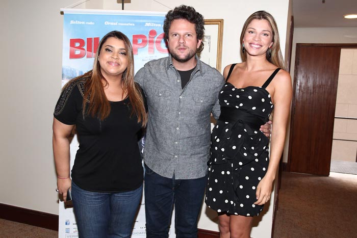 Lançamento do filme Billi Pig: Grazi Massafera, Selton Mello e Preta Gil conversam com a imprensa em São Paulo