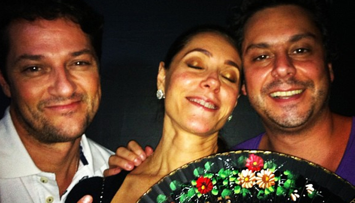 Christiane Torloni, Marcelo Serrado e Alexandre Nero participam de festa em boate, no Rio