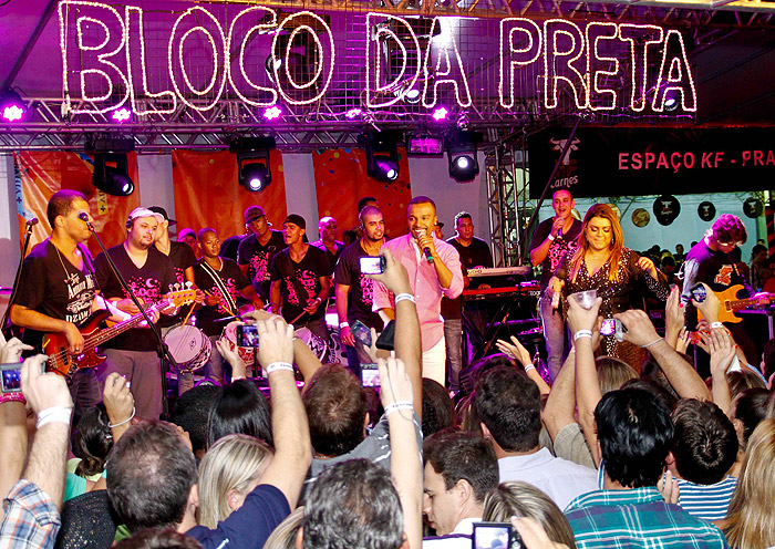 Alexandre Pires e Preta Gil no Curitiba Country Festival