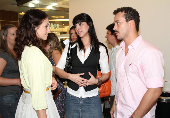 Paola Oliveira, Alexandra Martins e Rodrigo Andrade