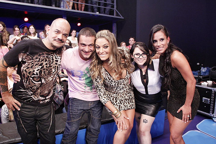 Final do Big Brother Brasil 12: João Carvalho, Rafa, Monique, Mayara e Kelly