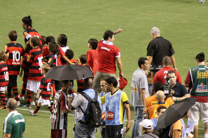 Murilo entrou em campo com o Flamengo.