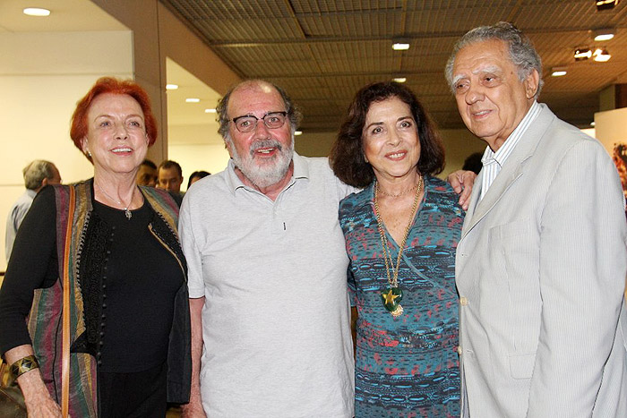 Caca, Luci Barreto, Betty Faria e Luiz Carlos Barreto