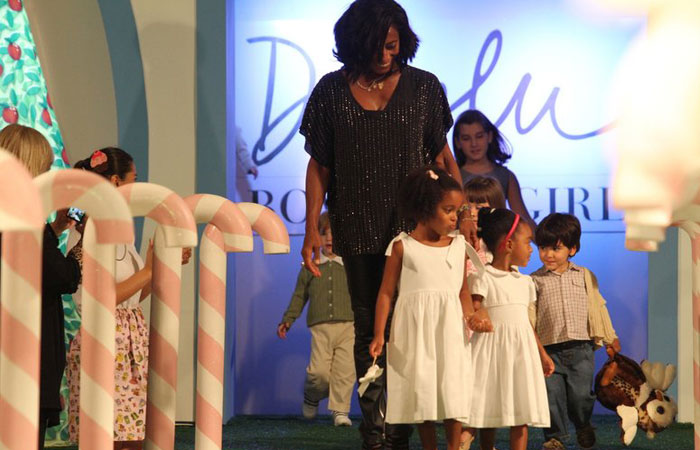 Glória Maria prestigia o Fashion Weekend Kids - O Fuxico