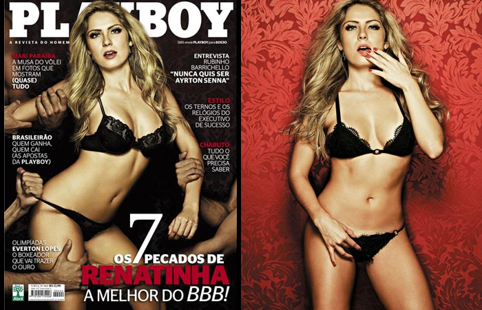 Veja imagens inéditas da Playboy da ex-BBB Renata
