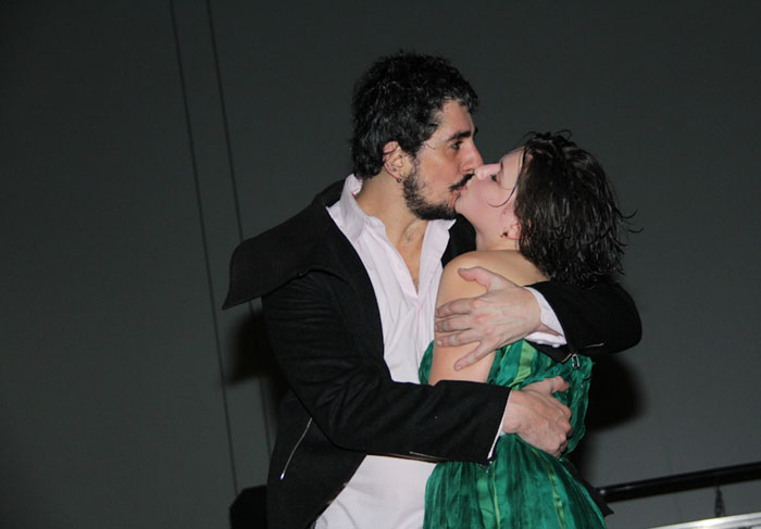 Michel Melamed e Bruna Linzmeyer parceiros no amor e no teatro
