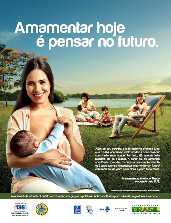Wanessa Camargo é madrinha da semana mundial de Aleitamento Materno de 2012