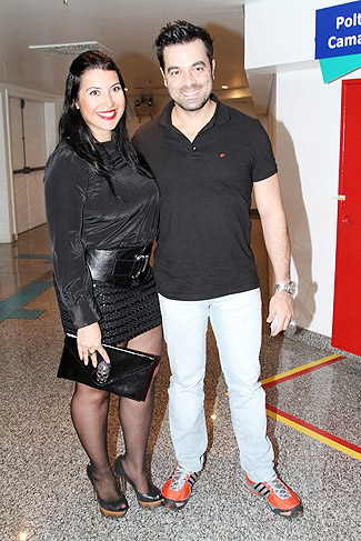 Priscila Pires e o marido, Bruno Andrade