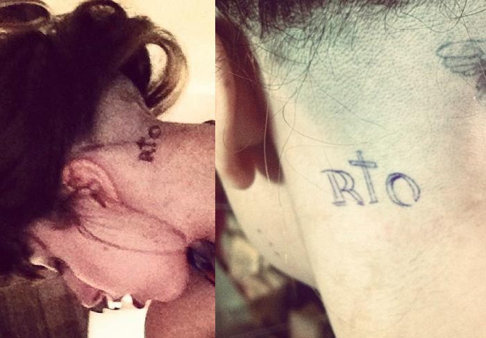  Lady Gaga faz tatuagens em homenagem ao Rio O Fuxico